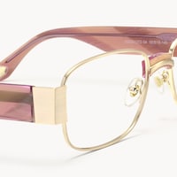 Nyame - Rectangle Gold Eyeglasses - 5