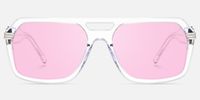 Maverick - Aviator Crystal Sunglasses | Vooglam Angle View