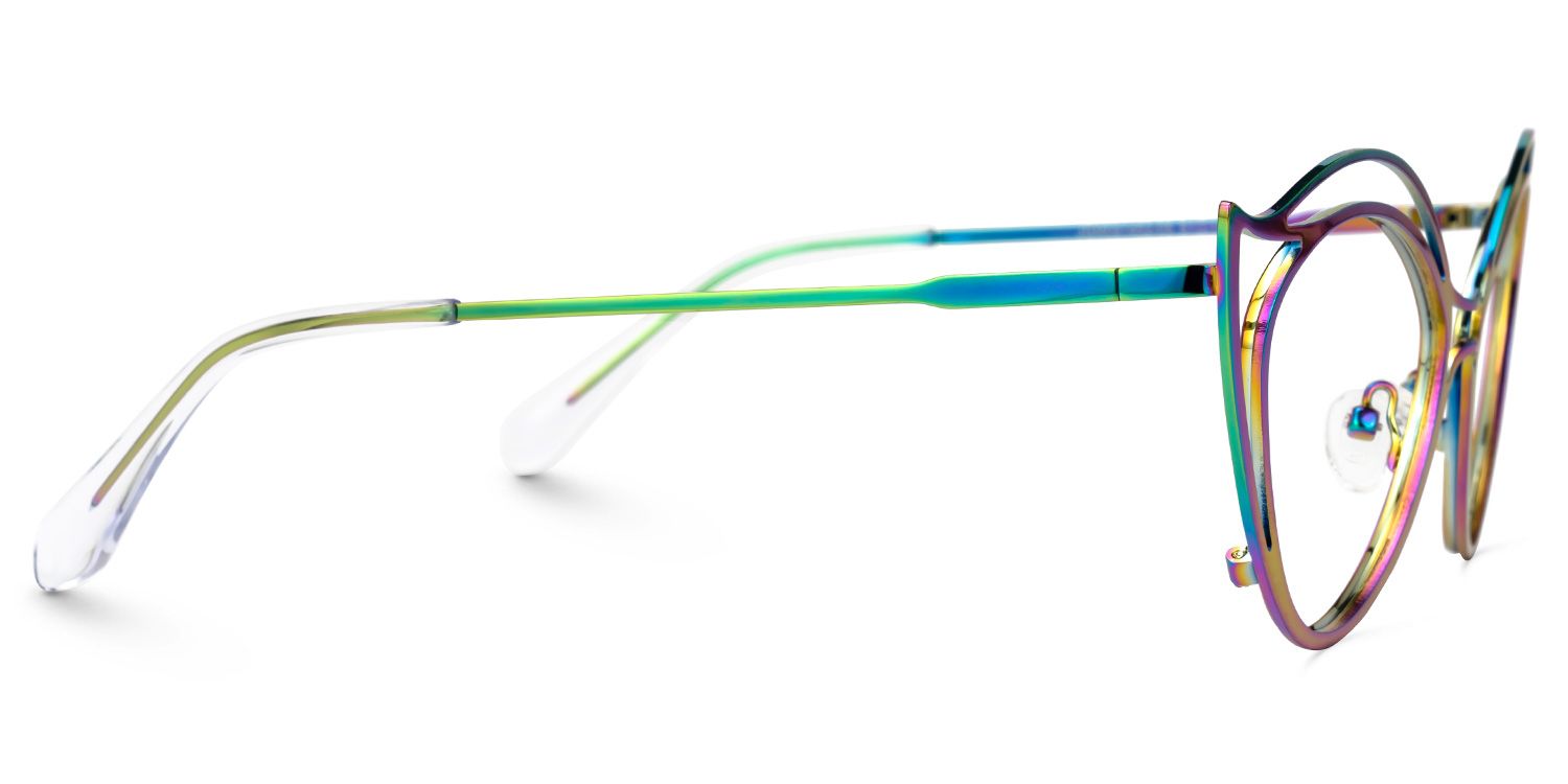 Hilleary - Geometric Multicolor Eyeglasses | Vooglam 4