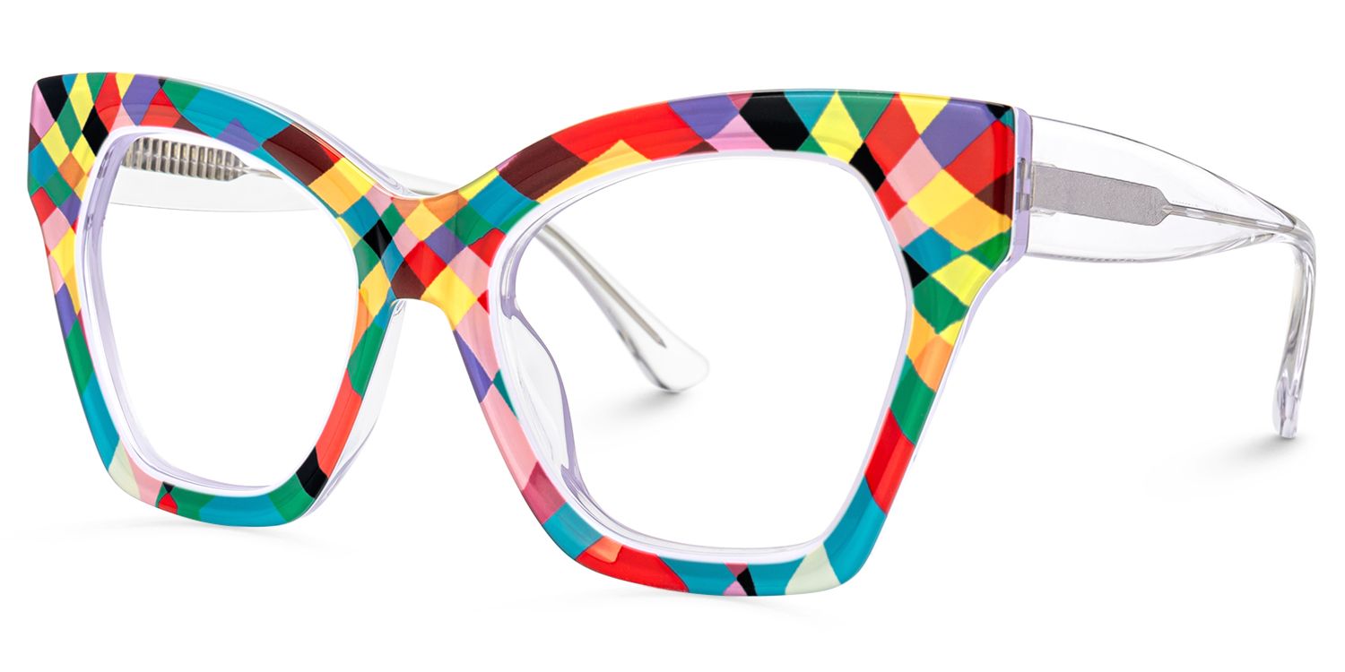 Stetson - Cat Eye Multicolor Eyeglasses | Vooglam Front View