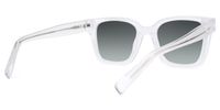 Dawes - Rectangle Crystal Sunglasses | Vooglam Side View