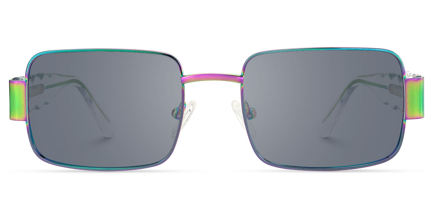 Odelya - Rectangle Multicolor Sunglasses - 1