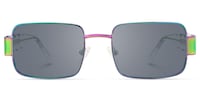 Odelya - Rectangle Multicolor Sunglasses - 1