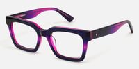 Loop - Square Two-tone Eyeglasses | Vooglam Front View