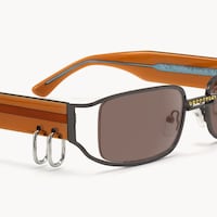 Riff - Rectangle Grey Sunglasses - 4