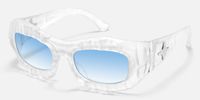 The Geologist - Geometric Transparent Sunglasses