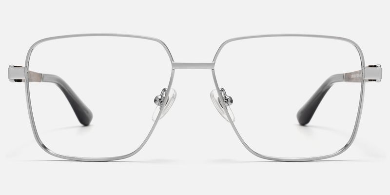 Griot - Square Silver Eyeglasses