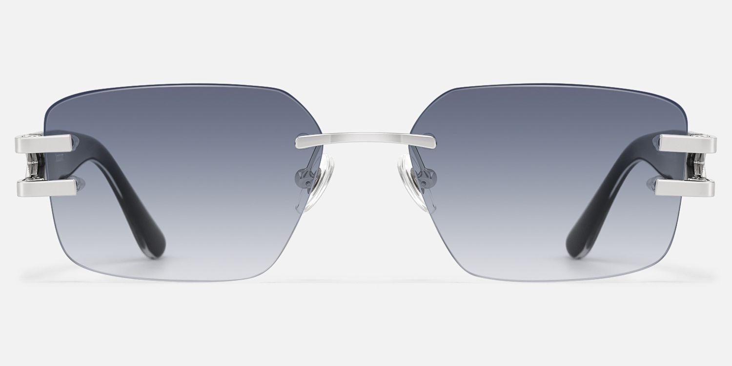 Aurum - Rectangle Black Sunglasses product detail 2