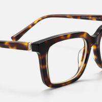 Chaparral - Fashion Rectangle Tortoise Glasses | Vooglam Design Details