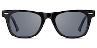 Urban - Rectangle Black Sunglasses - 1