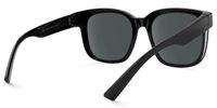 Madesh - Square Black Fit Over Sunglasses | Vooglam Side View