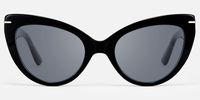 Veromca - Black Cat Eye Sunglasses | Vooglam Angle View