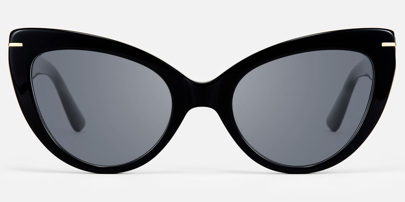 Veromca - Cat Eye Black Sunglasses