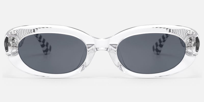 TADA - Oval Crystal Sunglasses