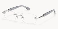 Fracture - Rectangle Gray Eyeglasses - 2
