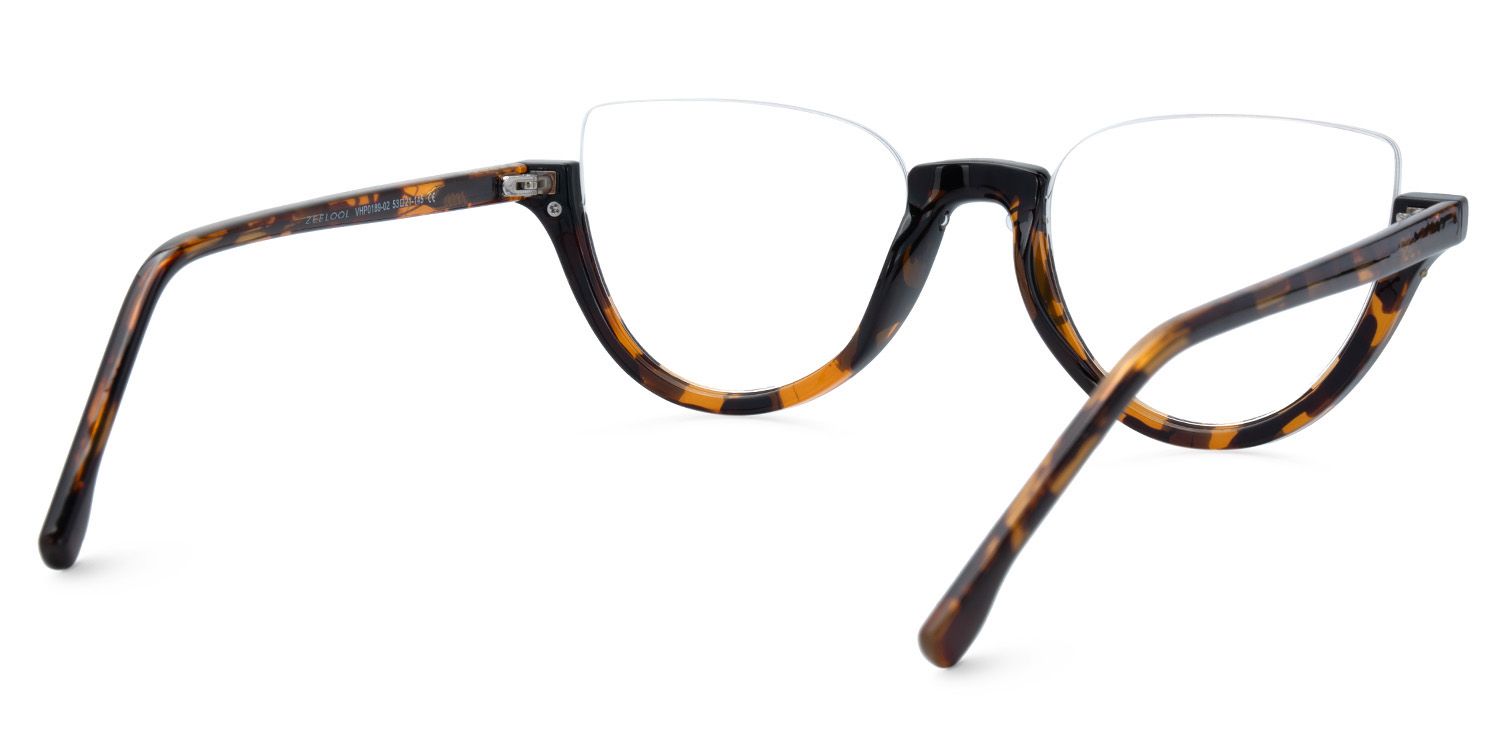 Sylvia - Cat Eye Tortoise Eyeglasses | Vooglam Side View
