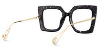 Adrienne - Square Multicolor Eyeglasses | Vooglam Side View