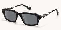 Vorpal - Rectangle Black Sunglasses - 2