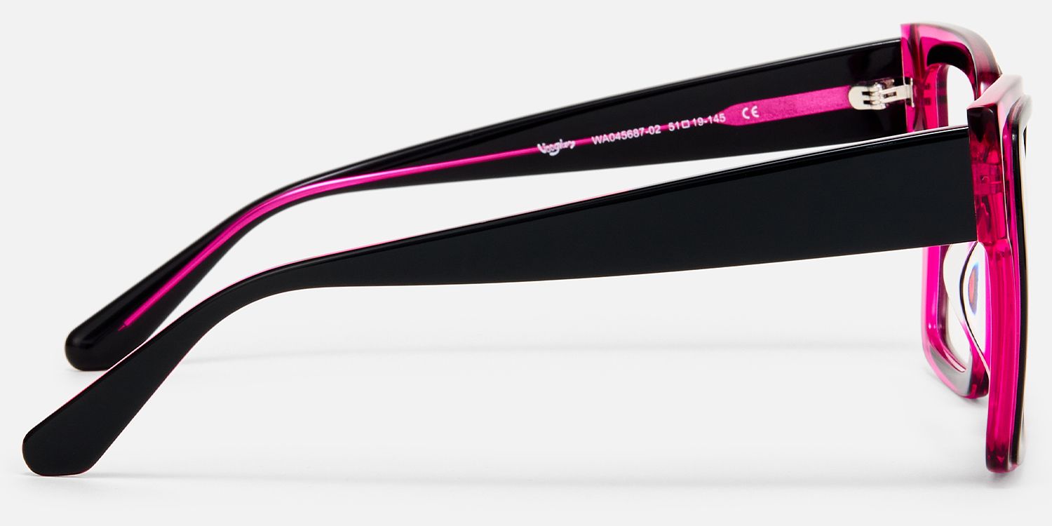 Huffman - Square Purple Eyeglasses product detail 3
