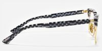 Paley - Browline Pattern Eyeglasses | Vooglam Side View