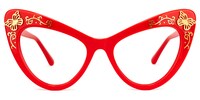 Bandele - Cat Eye Red Eyeglasses - 1
