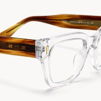 Asante - Square Transparent Eyeglasses - 6