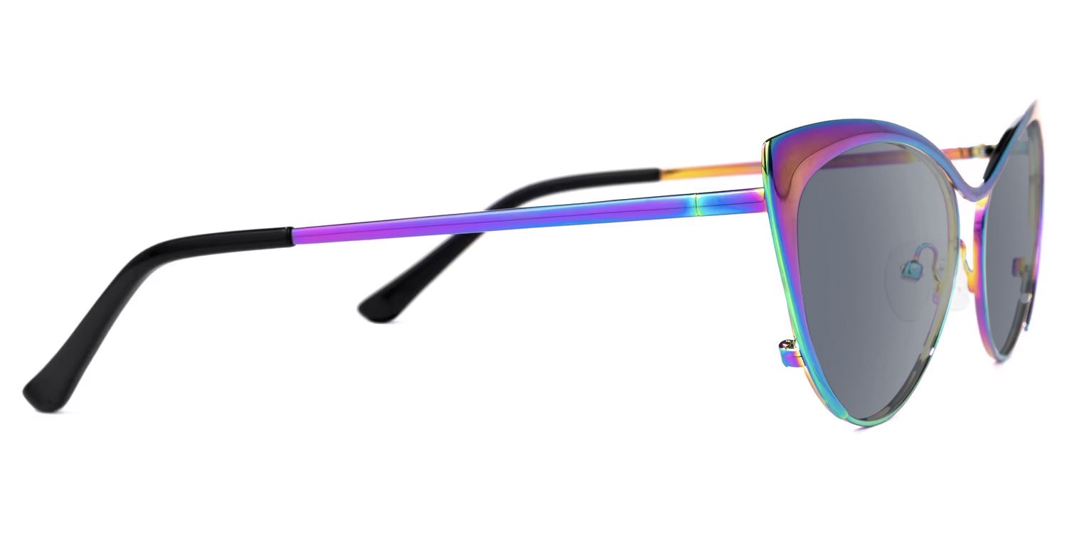 Annabelle - Cat Eye Multicolor Sunglasses | Vooglam 4