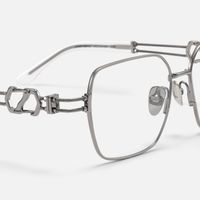 The Architect - Rectangle Black Eyeglasses | Vooglam Design Details