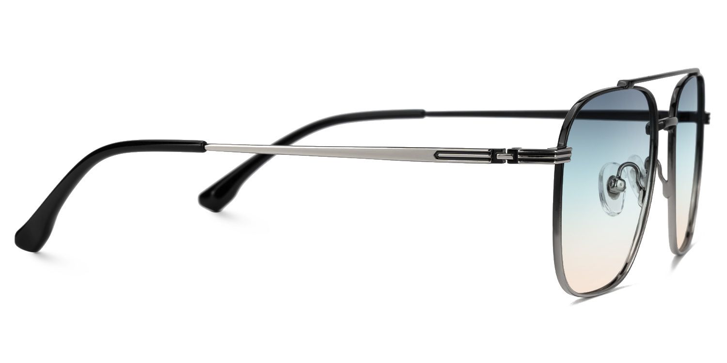 Galileo - Aviator Black Prescription Sunglasses | Vooglam 4