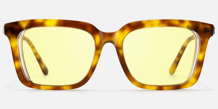 Chaparral - Yellow Lens Tortoise Sunglasses | Vooglam