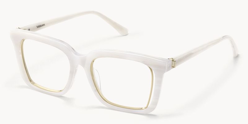 Chaparral - Rectangle White Eyeglasses