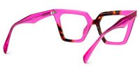 Caimbrie - Cat Eye Pink/Tortoise Eyeglasses | Vooglam Side View