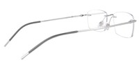 Emirhan - Rectangle Silver Eyeglasses - 3