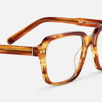Jafaru - Rectangle Tortoise Eyeglasses | Vooglam Design Details