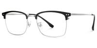 Dial - Browline Black Eyeglasses - 2