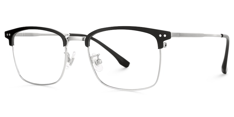 Dial - Browline Black Eyeglasses