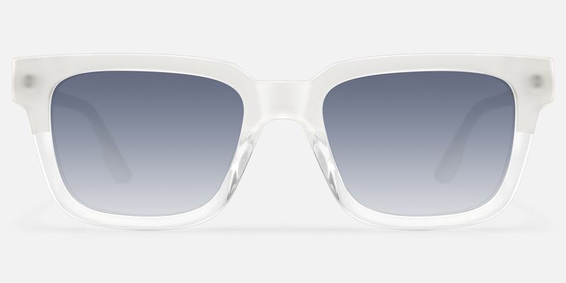 Strobe - Rectangle Transparent Sunglasses