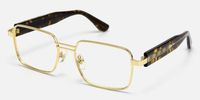 Ubuntu - Rectangle Gold Eyeglasses