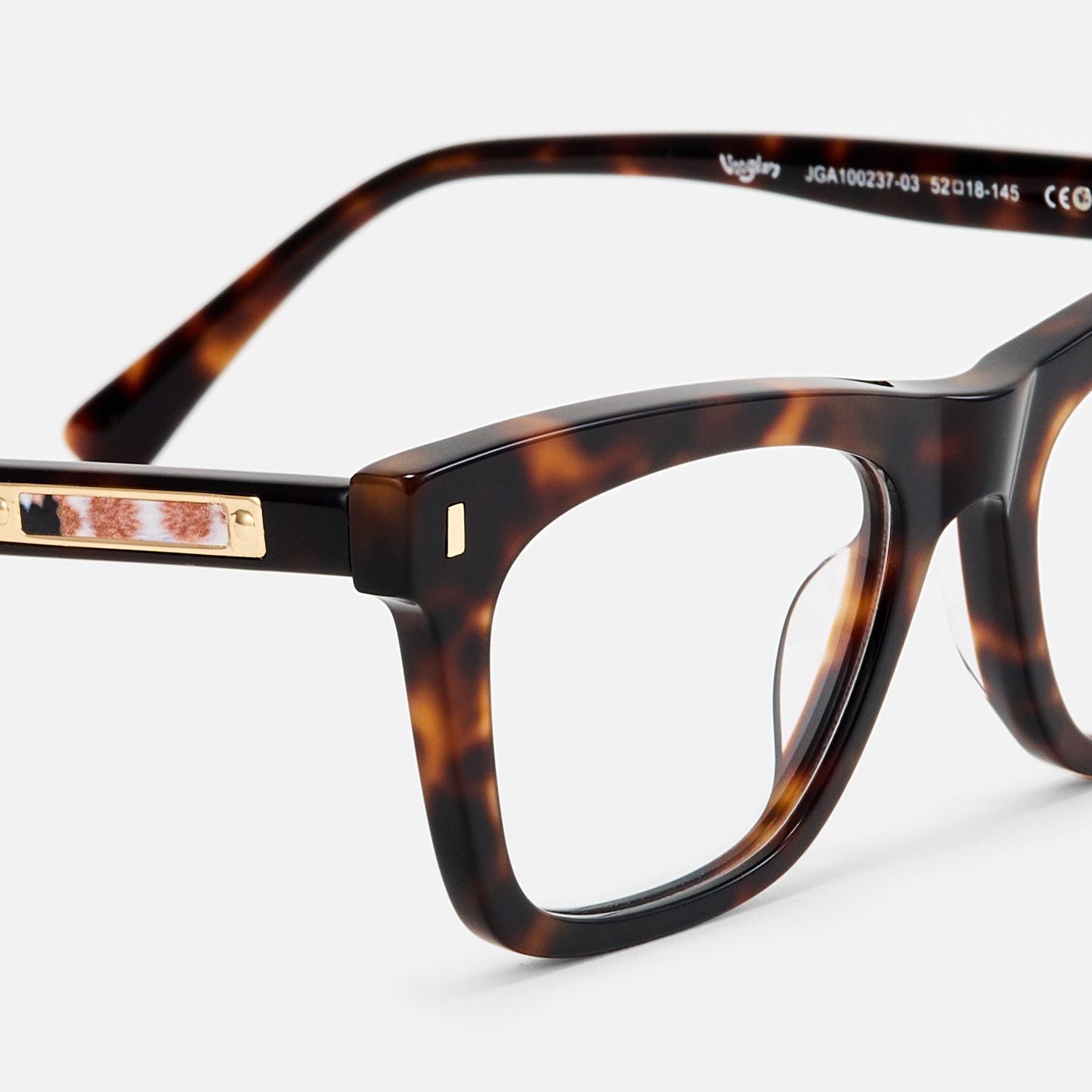 Calico - Square Tortoise Eyeglasses product detail 4