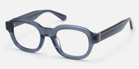 Eerie  - Round Blue Eyeglasses