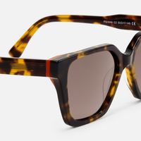 Eclipse - Square Tortoise Sunglasses | Vooglam Design Details