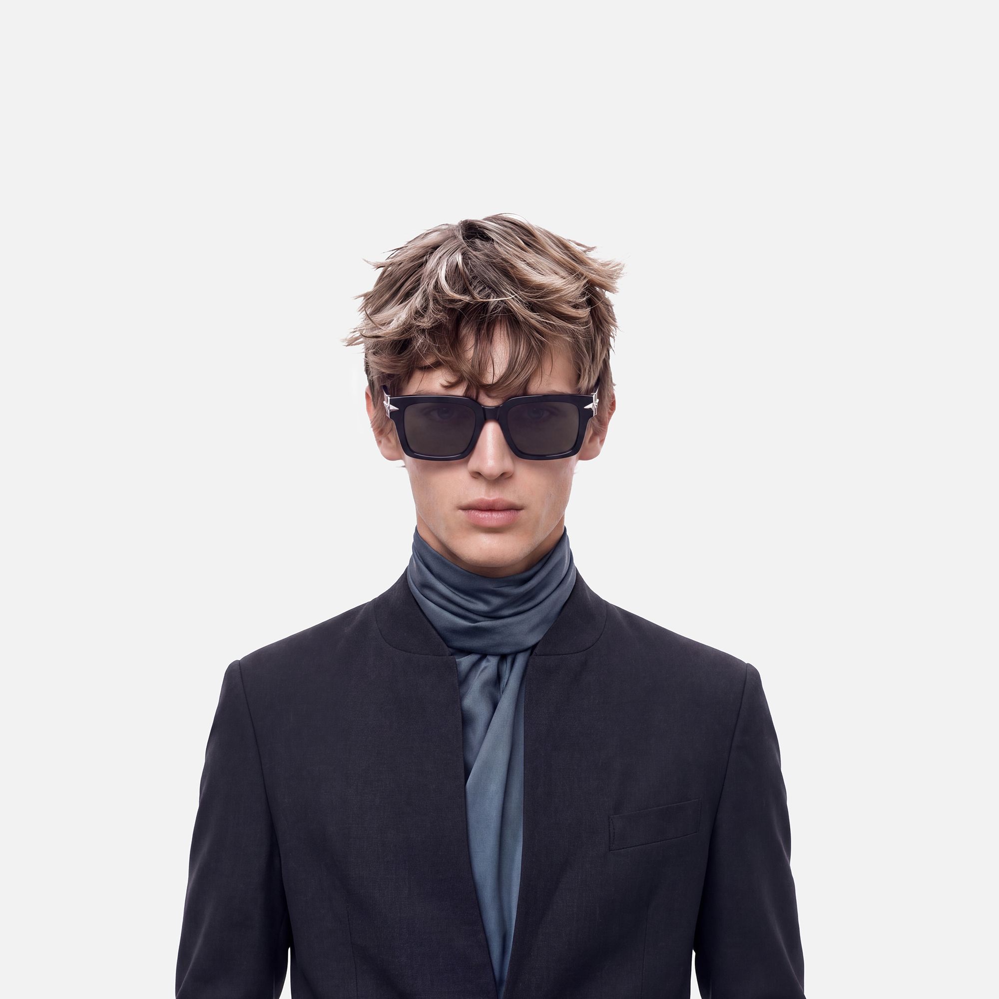 Covenant - Thick Acetate Sword Sunglasses by Vooglam - Lifestyle Look