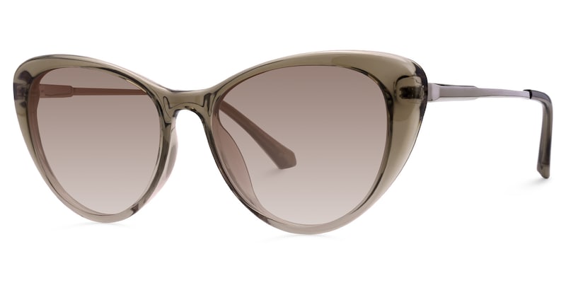 Kailano - Cat Eye Champagne Prescription Sunglasses
