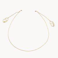 Abstract Human Face Glasses Chains | Vooglam.com Angle View