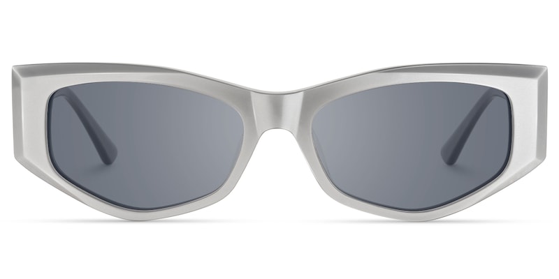 Tahiya - Geometric Grey Sunglasses