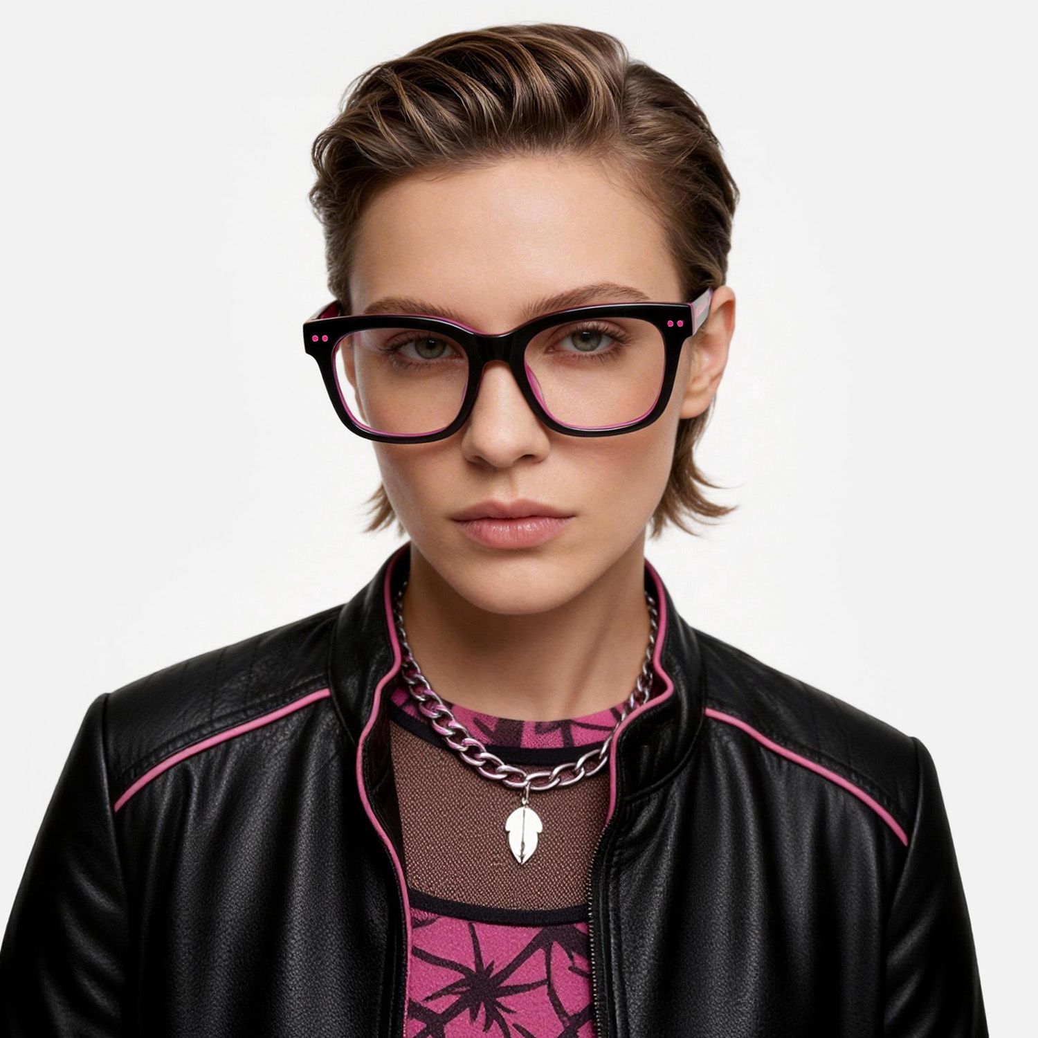 Explore the design story of Remix - Rectangle Black Eyeglasses | Vooglam