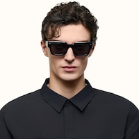 The Programmer - Rectangle Black Sunglasses - 6