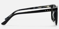 Radical - Cool Vintage Square Black Sunglasses | Vooglam Side View