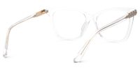 Fidelia - Butterfly Crystal Eyeglasses | Vooglam Side View