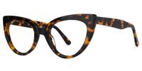 Einar - Cat Eye Tortoise Eyeglasses | Vooglam Front View